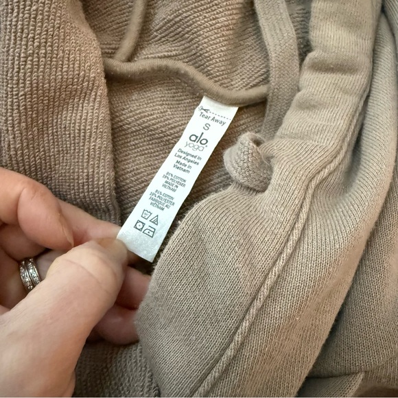 ALO Yoga Cover Sweatshirt Dress Oversized Hoodie - Picture 5 of 6